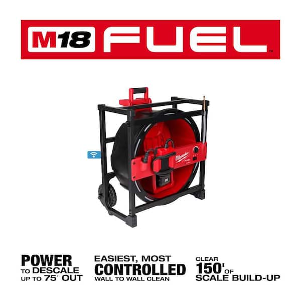 M18 18V Lithium-Ion Cordless High Speed Drain Cleaner with 5/16 in. x 75 ft. Cable