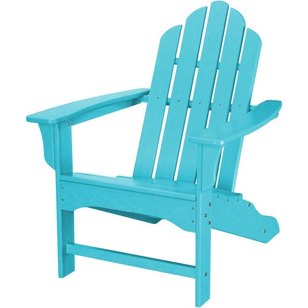 Weather Patio Adirondack Chair, Teal Adirondack Chairs Home Depot Plastic
