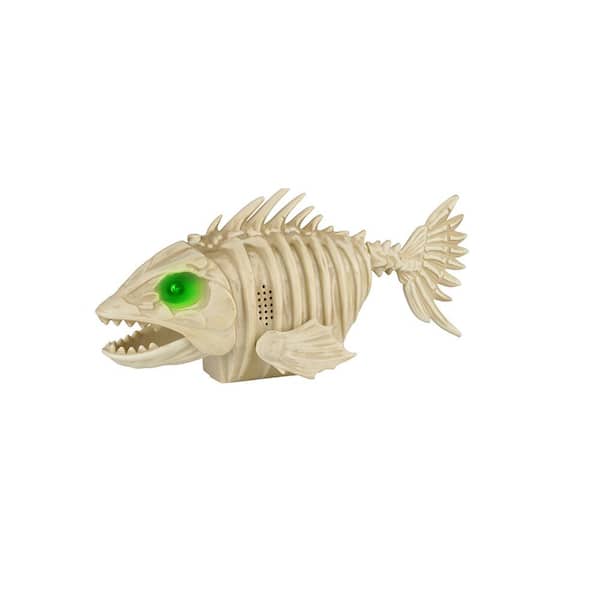 Home Accents Holiday 10 in Animated LED Skeleton Piranha