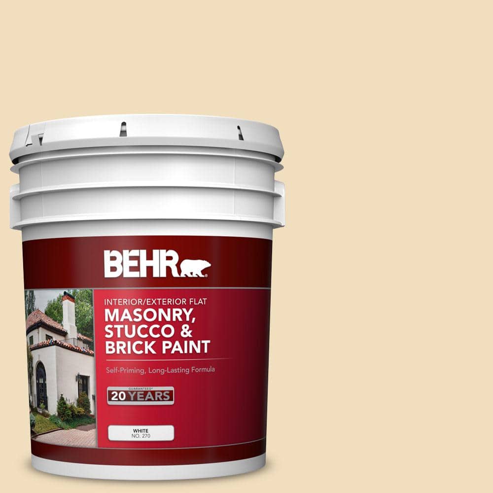 5 gal. #M300-2 Taj Mahal Flat Interior/Exterior Masonry, Stucco and Brick P