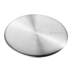 3-1/2 in. Stainless Steel Decorative Cap Flow Cover for Drain