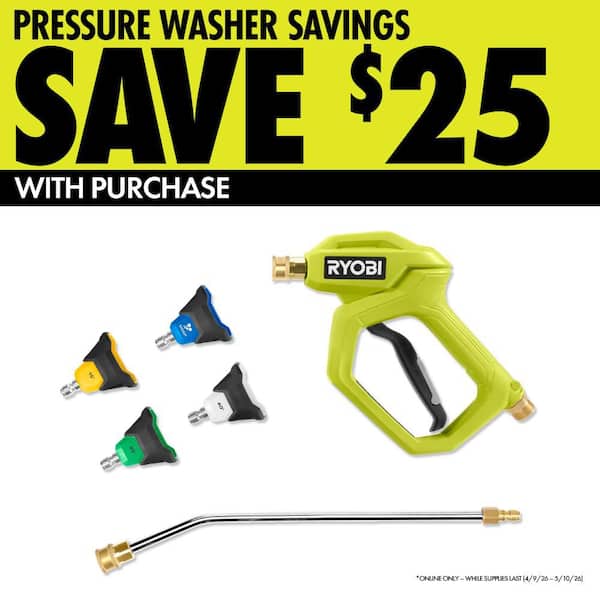 1900 PSI 1.2 GPM Cold Water Wheeled Corded Electric Pressure Washer with Automotive Accessory Kit