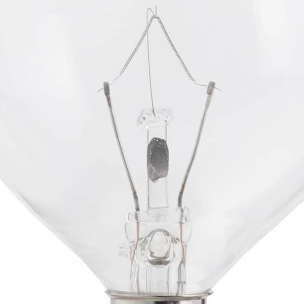 Aanpassing stout traagheid Sylvania 25-Watt Double Life G16.5 Incandescent Light Bulb (2-Pack) 10588 -  The Home Depot