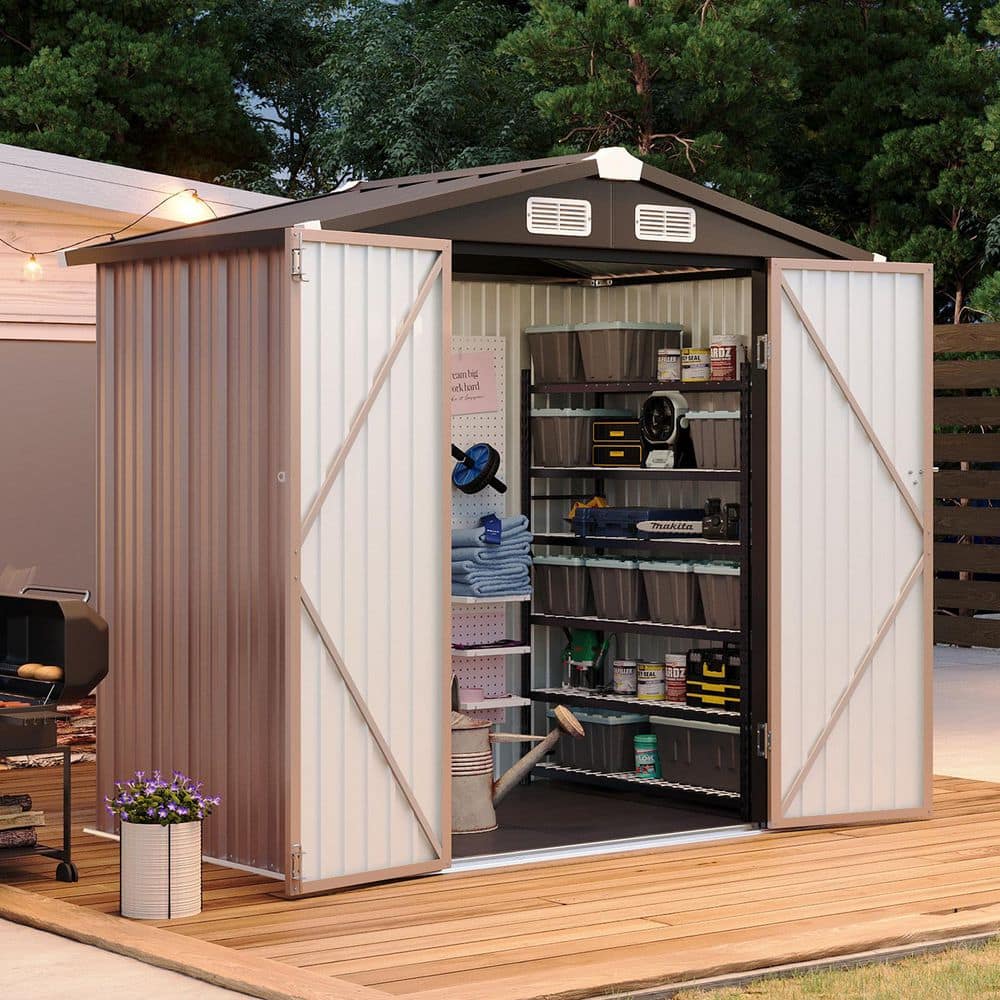 ティム brown-sizzim-metal-sheds-sm-