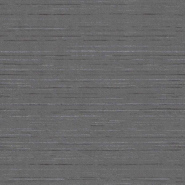 Vsmile Thicken Dark Gray Stripe Vinyl PVC Peel and Stick Wallpaper Roll, Water Resistant (Covers 38.8 Sq. ft.)