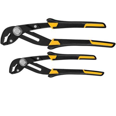 8 in. and 10 in. Push Lock Pliers (2-Pack)