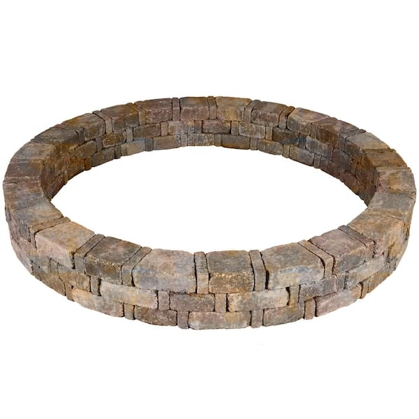 Pavestone Rumblestone 79.3 in. x 10.5 in. Concrete Tree Ring Kit in Sierra Blend