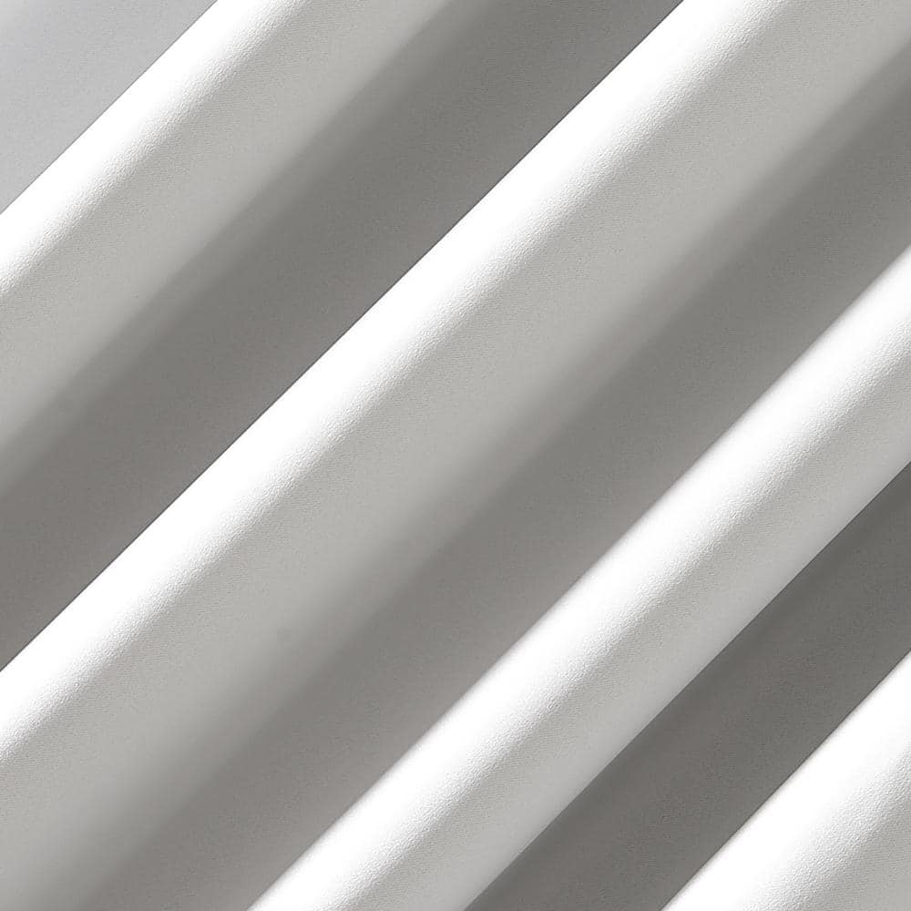 Pearl Blackout Rod Pocket Polyester Curtain Panel, 52" x 84"
