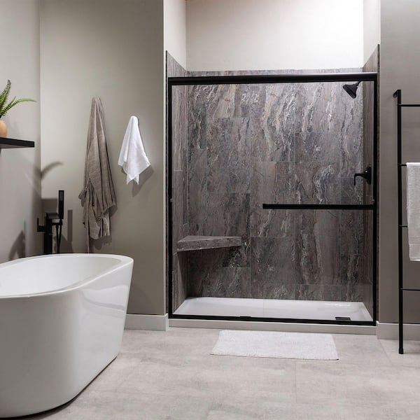 Shower Enclosure Modern Shower Bench Seat PALISADE X Vinyl