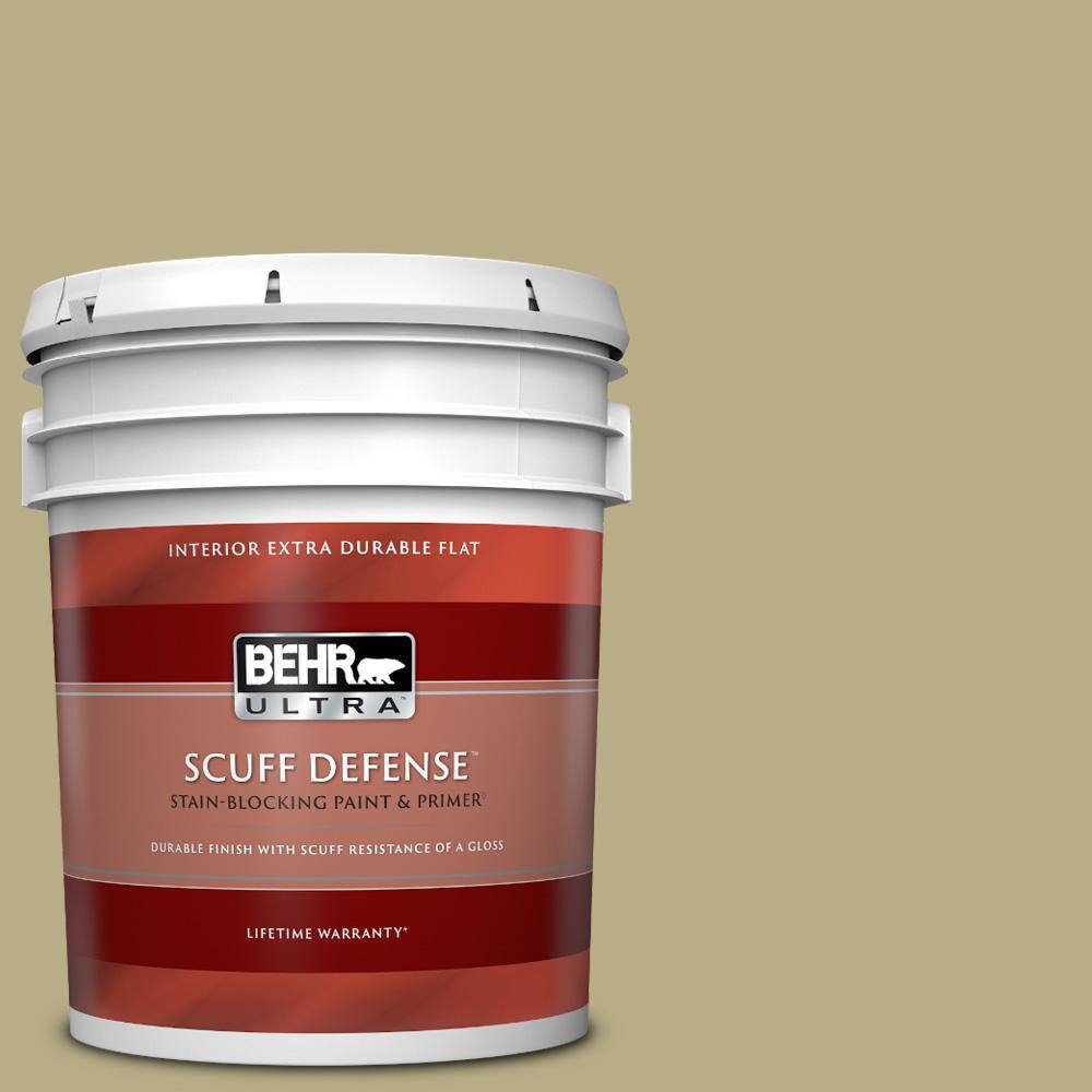 BEHR ULTRA 5 gal. S3304 Fennel Seed Extra Durable Flat Interior Paint