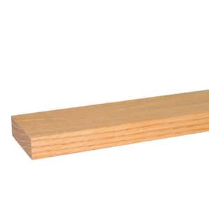 1 in. x 3 in. x 6 ft. S4S Red Oak Board