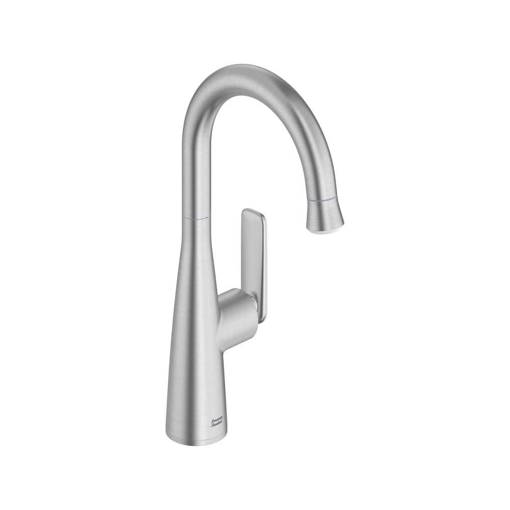 Aspirations Single Handle Pull-Down Bar Faucet in Stainless Steel price history on PriceWatchPro