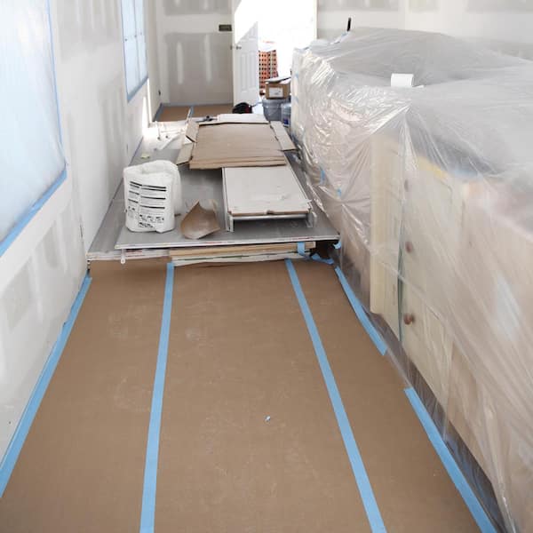 Pro Tect's Brown Rosin Paper for Temporary Floor Protection