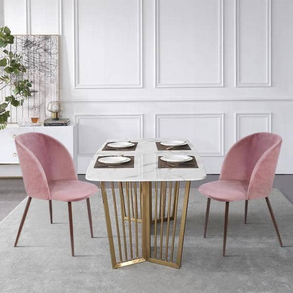 edgemod kantwell velvet dining chair