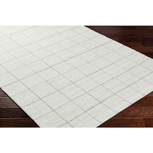Mardin Ivory Checkered 4 ft. x 6 ft. Indoor Area Rug