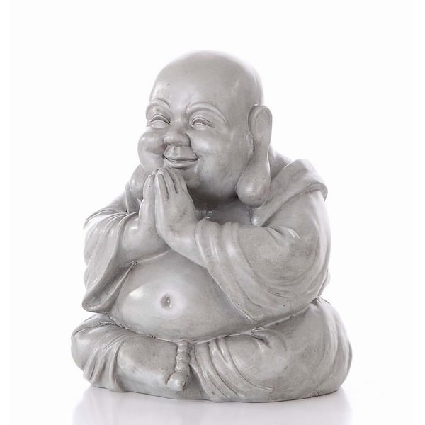 HI-LINE GIFT LTD. Buddha Seated Praying Statue 75621 - The Home Depot