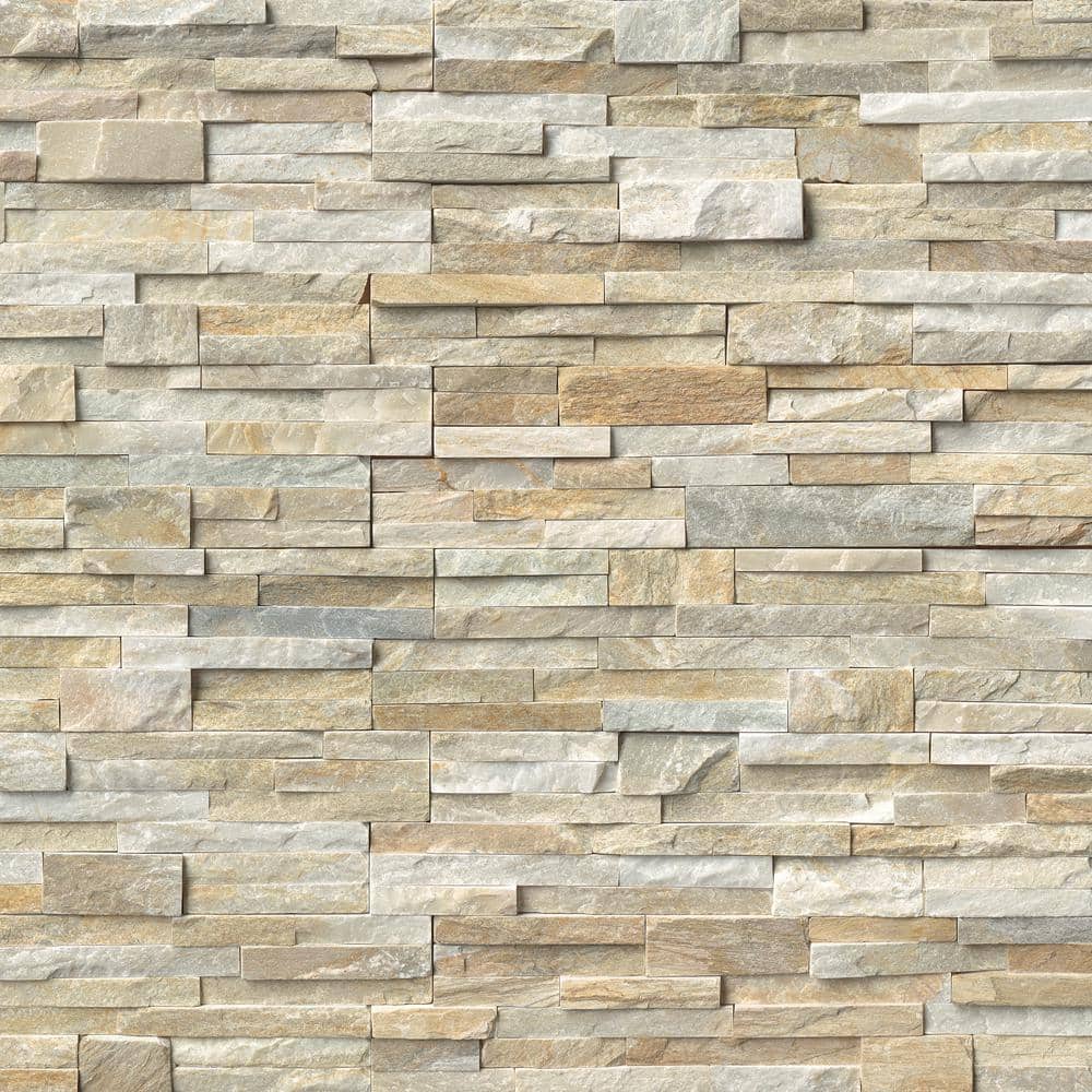 Take Home Tile Sample - Golden Honey Splitface Ledger Panel 6 in. x 6 in. Quartzite Wall Tile price history on PriceWatchPro