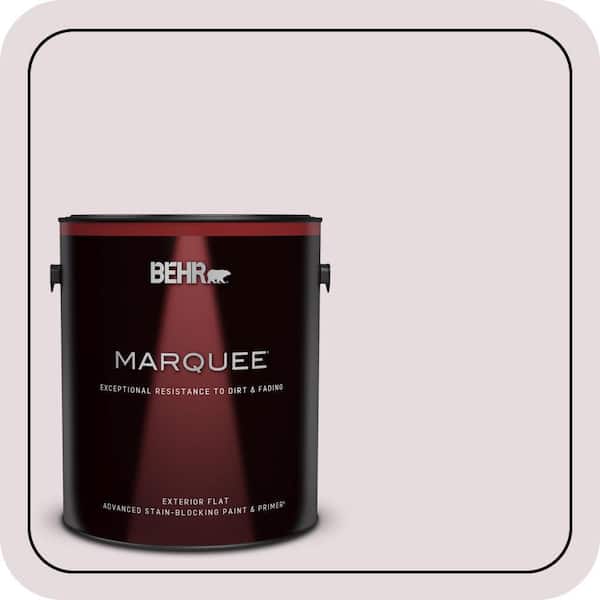 BEHR MARQUEE 1 gal. #100E-1 Coquette Flat Exterior Paint & Primer