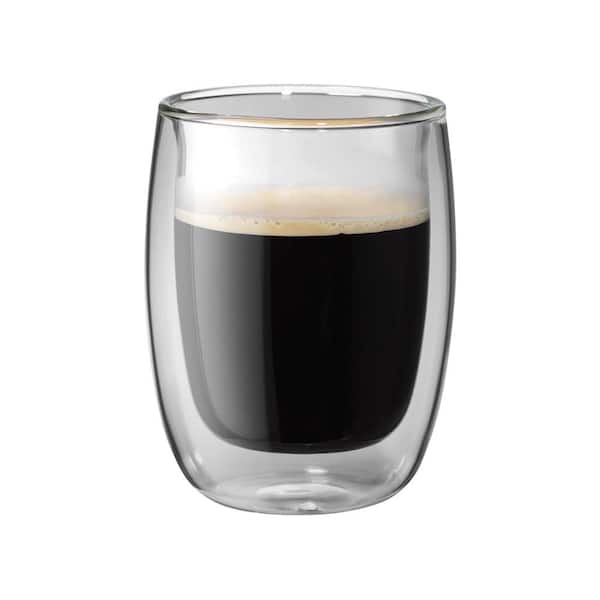 Sorrento 2-pc Double-Wall Glass Coffee Cup Set