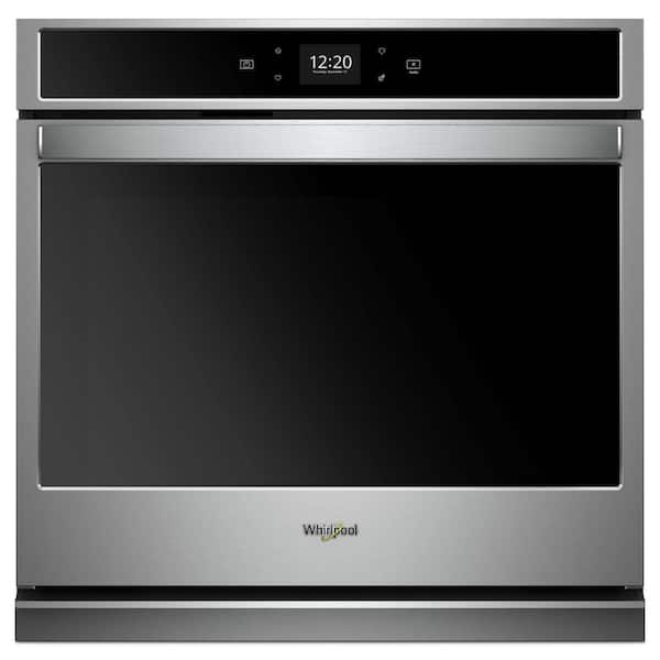 Whirlpool 27 in. Single Electric Wall Oven with Self Cleaning in Stainless Steel