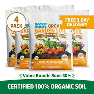 Organic Garden Soil (4 1 cu.ft. Bags )