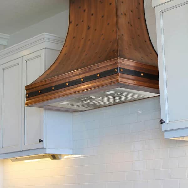Range Hood Insert/Built-In 36 in. Ultra Quiet Powerful Suction Stainless Steel Ducted Kitchen Vent Hood with LED Lights