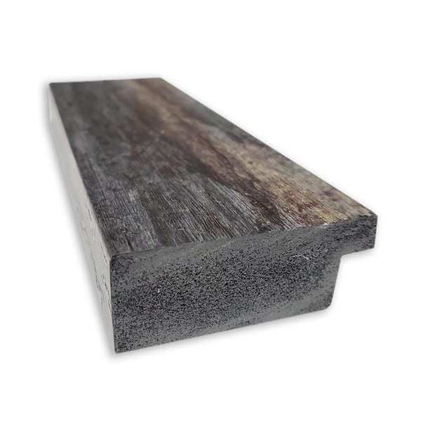 Amanti Art Mirror Makeover Bark Rustic Char Narrow 41.25 in. W x 31.25 in. H Bathroom Mirror Frame Border Kit-Fits a 40 x 30 mirror