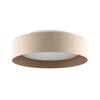 Bromi Design Lynch 15.75 In. 3-Light Sand And Tan Flush Mount Ceiling ...