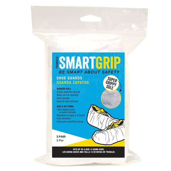 TRIMACO Smart Grip Disposable Shoe Covers 04618HD - The Home Depot