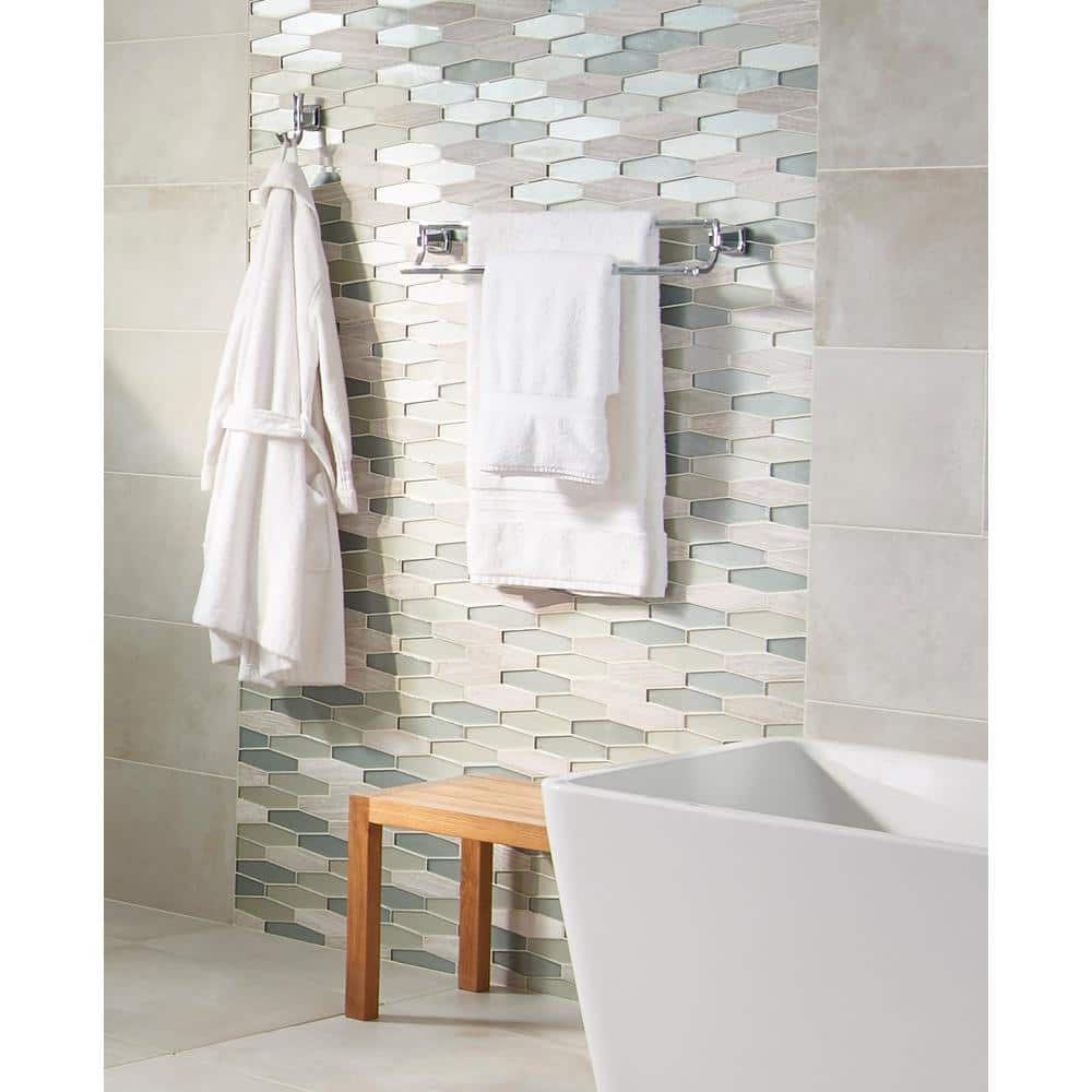 Polished Chrome 24-Inch Double Wall-Mounted Towel Bar
