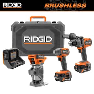 18V Brushless 2-Tool Combo Kit with 6.0 Ah & 4.0 Ah MAX Output Batteries, Charger, Hard Case, & Compact Router