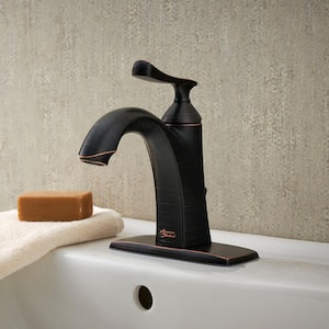 Chatfield Single Hole Single-Handle Bathroom Faucet in Legacy Bronze
