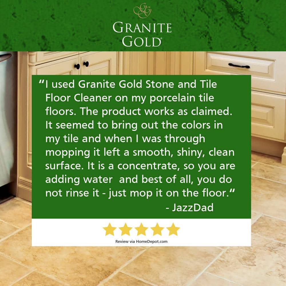 Granite Gold Citrus Scented Concentrated Stone and Tile Floor Cleaner