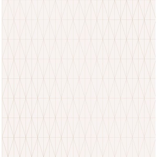 A-Street Prints Tofta Mauve Geometric Strippable Wallpaper (Covers 56.4 sq. ft.)