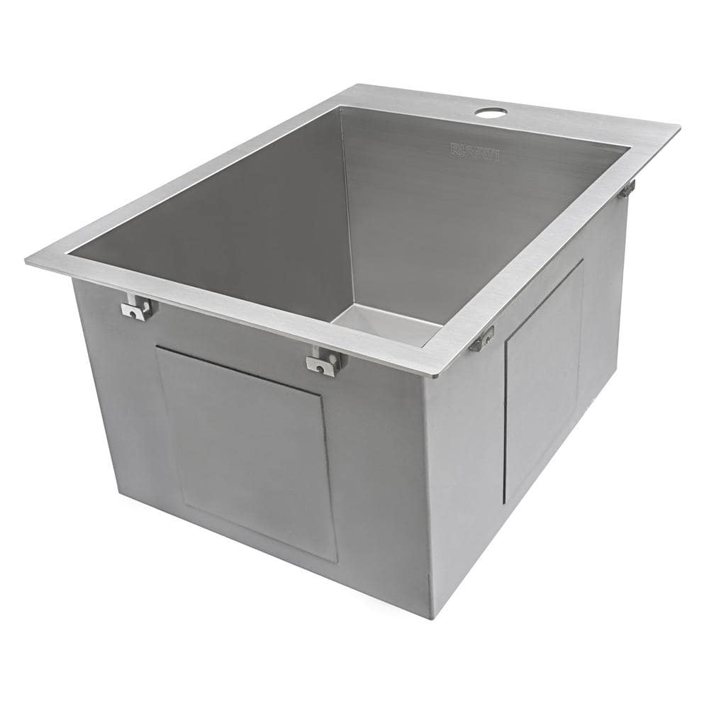 Ruvati 15 x 20 Inch Stainless Steel Drop-In Bar Prep Sink