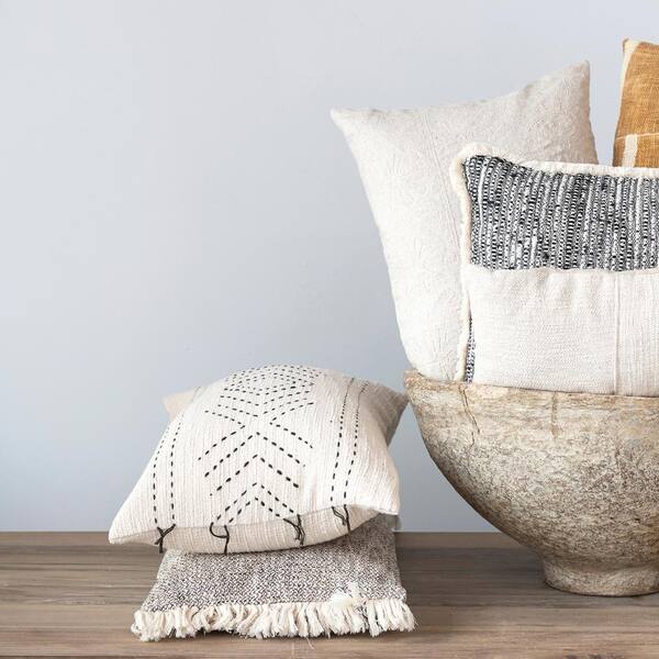 Natural color throw pillows sale