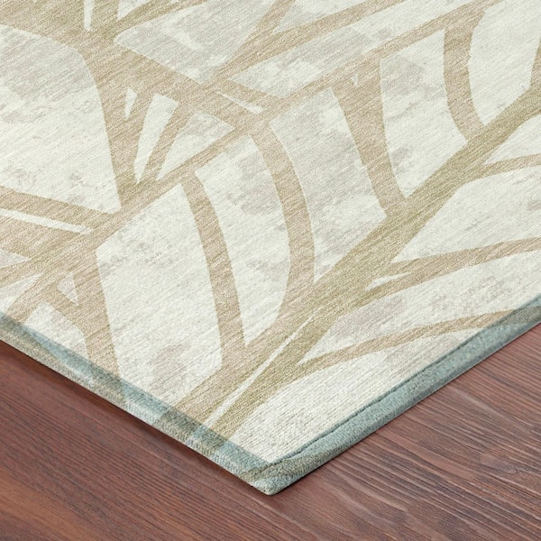Chantille Machine Washable Indoor/Outdoor Abstract ACN2866 Ivory 2 ft. x 3 ft. Accent Rug
