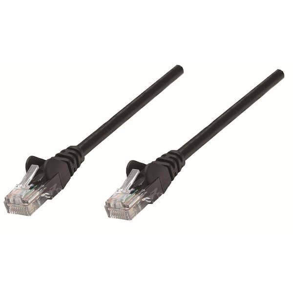 Intellinet 7 ft. CAT5e UTP Patch Black Cable-DISCONTINUED