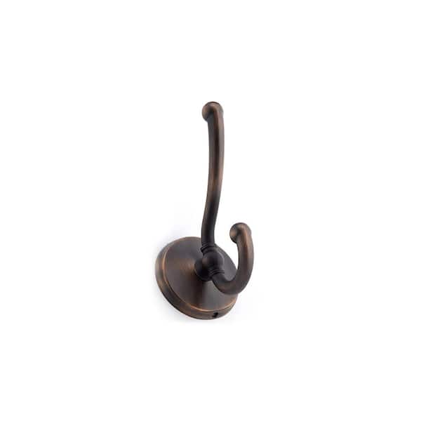 Richelieu Hardware 4-3/8 in. (111 mm) Brushed Oil-Rubbed Bronze Transitional Wall Mount Hook