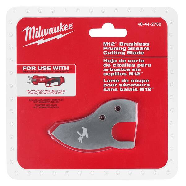 thumbnail image 2 of Milwaukee M12 Pruning Shears Replacement Blade - 48-44-2769 Shear Knives 2 of 4