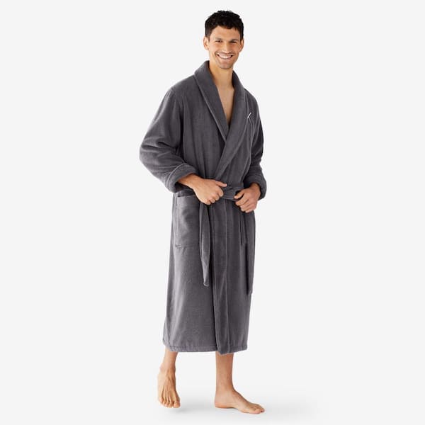 Company Cotton Men's Medium Gunmetal Robe