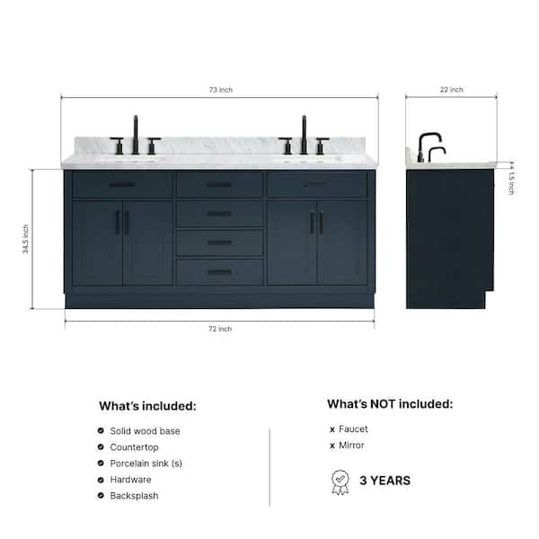 Have a question about ARIEL Hepburn 72 in. W x 22 in. D x 36