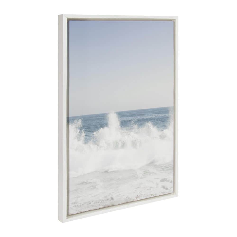 Sylvie Coastal Beach Framed Canvas Art Set, 23x33, 16x20