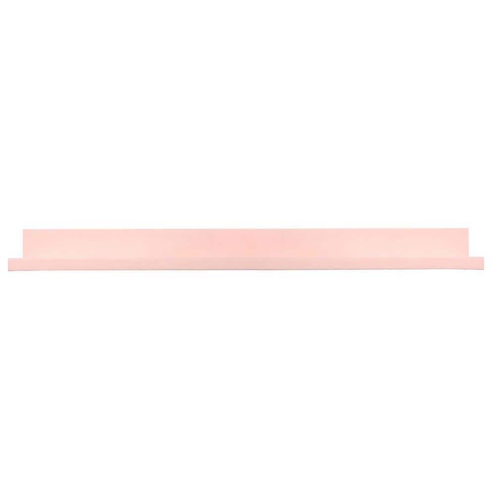Charming Pink Floating Picture Ledge Shelf for Playful Display