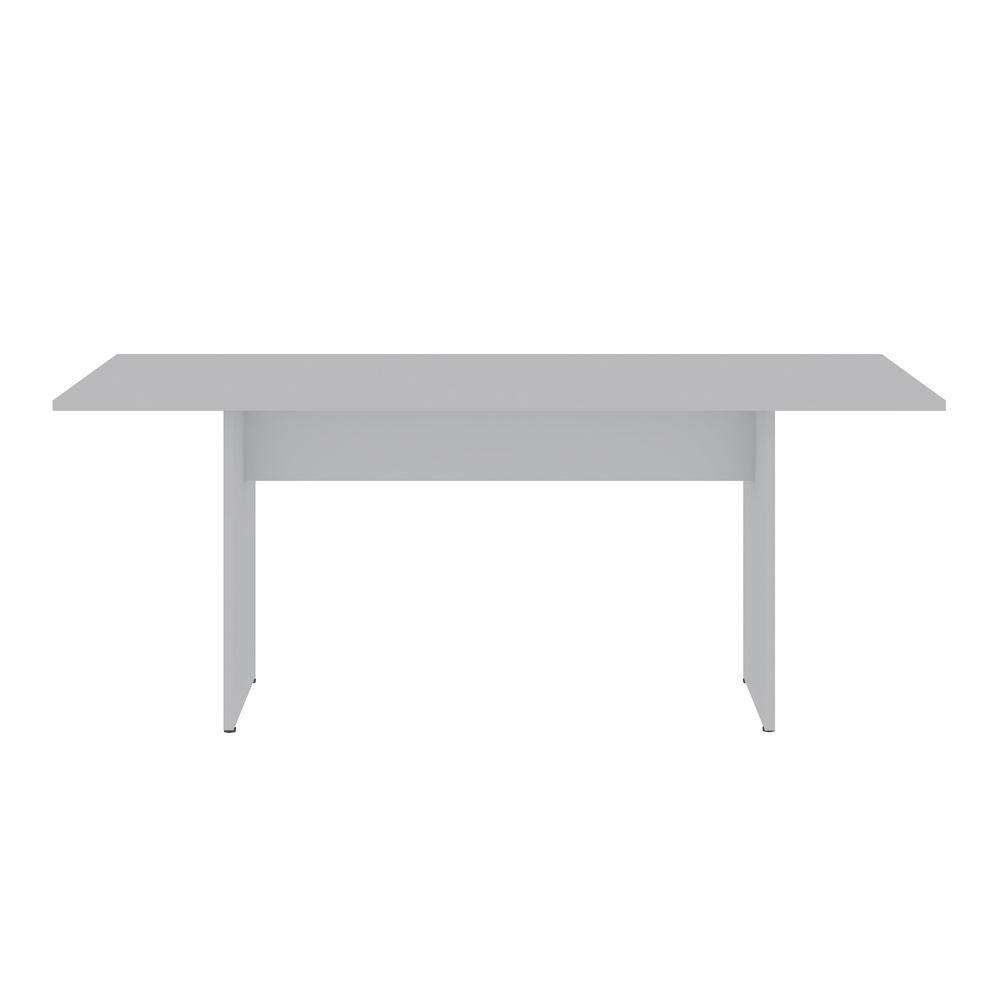 67.91" White MDF Modern Rectangular Dining Table