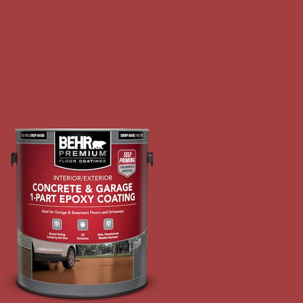 1 gal. #P140-7 No More Drama Self-Priming 1-Part Epoxy Satin Interior/Exterior Concrete and Garage Floor Paint