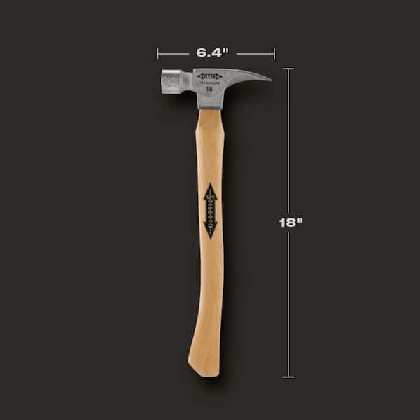 16 oz. Claw Hammer Smooth Face- Wood Handle - Christy's