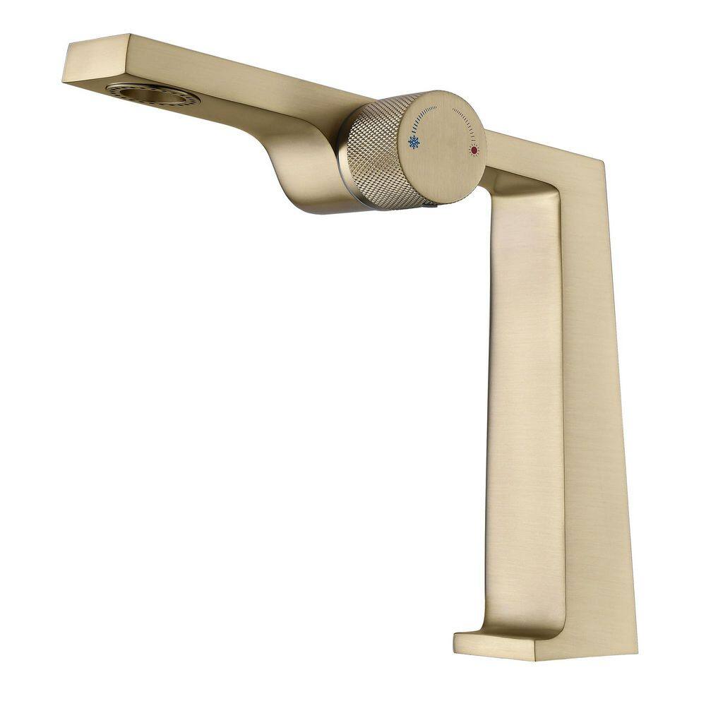 Single Handle Single Hole Bathroom Faucet Brass Modern Sink Basin Vanity Taps in Brushed Gold price history on PriceWatchPro