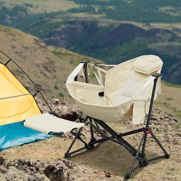 テーブル・チェア・ハンモック EDGE Pad wantkey camp eit lockfield Hammock Camping Chair Khaki Mesh Fabric Chair with