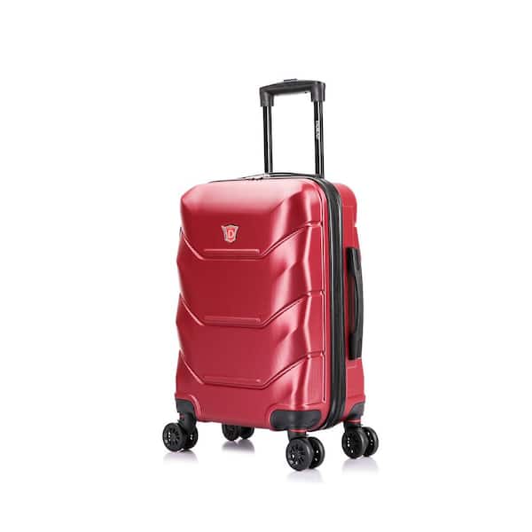 Zonix 20 in. Wine Lightweight Hardside Spinner Carry On